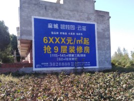 平和品牌公司青睐的墙体广告
