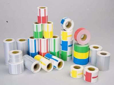 平和关于不干胶材料。