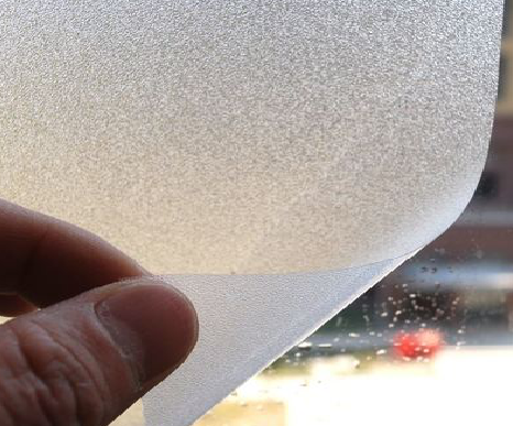 平和玻璃门外面粘广告用什么材料好？